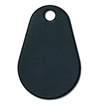 RFID TAG Mifare 1K and EM4200 chip - black - Model 6 - Overmolded, 13.56 MHz